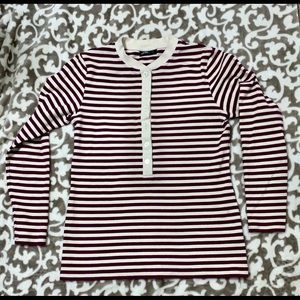 GoLite Henley Striped Long Sleeve